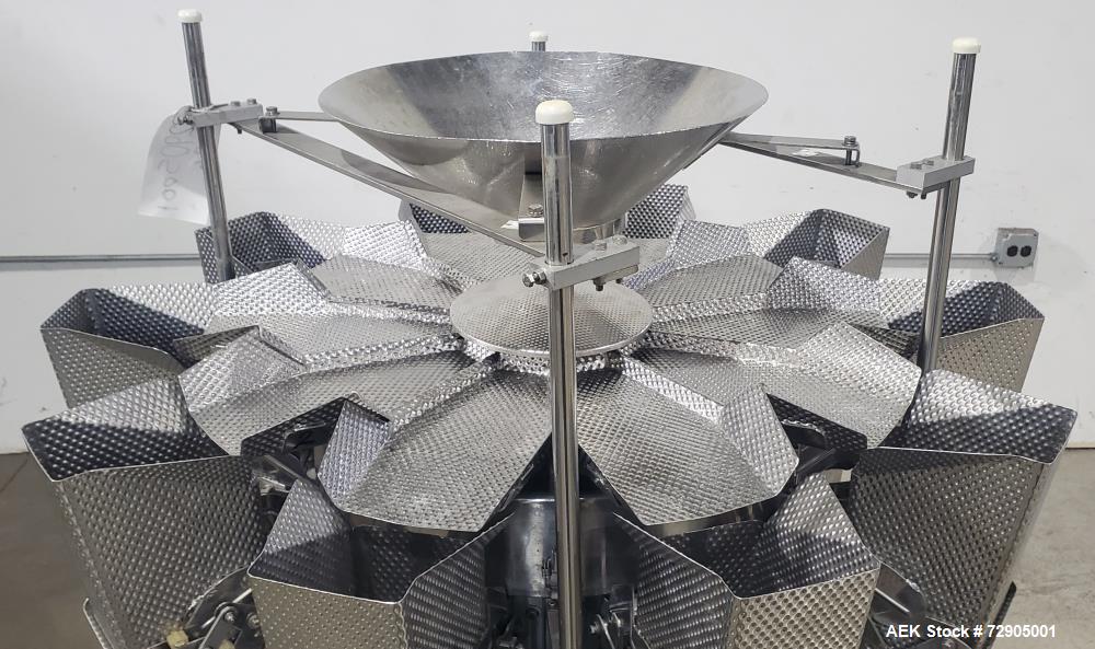 Used WeighPack 10H MBDIMP WD Dimpled Bucket Combination Scale – 10 Heads, 130 WPM